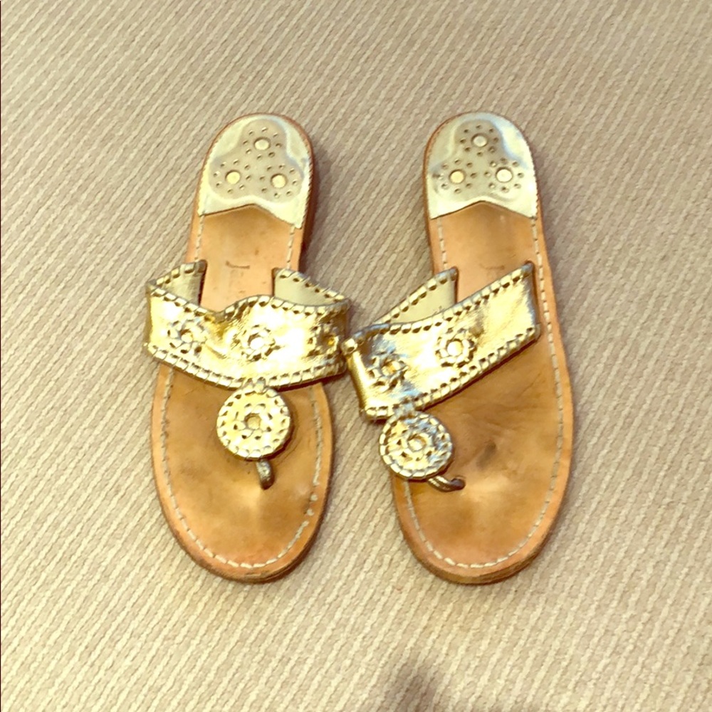 Jack Rogers - Gold Sandals